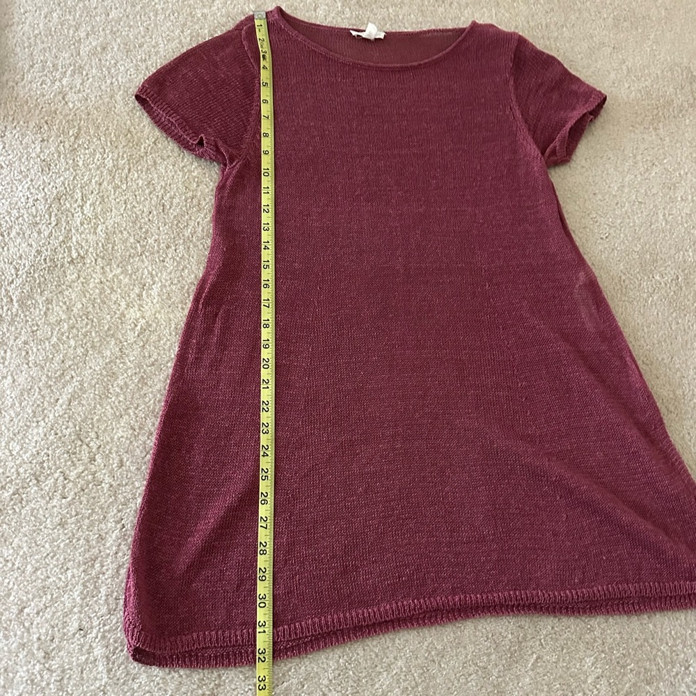 Eileen Fisher Woman’s Burgundy Dress-Tunic, Sz S/P - Picture 11 of 11